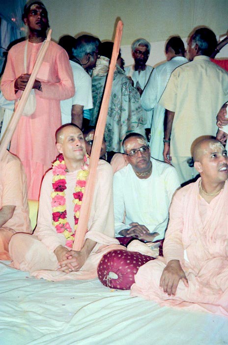 Radhanath Swami with Other Devotees
