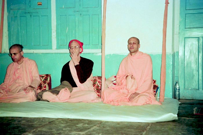 Radhanath Swami with Jayadvaita Swami Maharaj