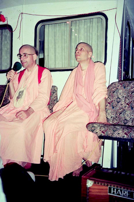 Radhanath Swami with Giriraj Swami