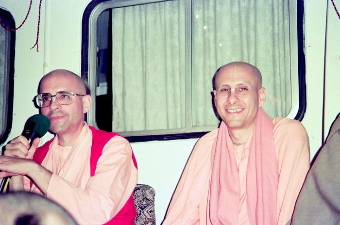 Radhanath Swami and Giriraj Swami