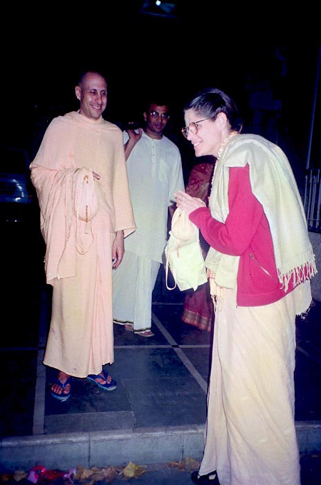 Radhanath Swami and Malati Mataji