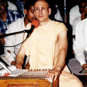 Radhanath Swami Playing Harmonium 1 283x283 Radhanath Swami As a Music Lover