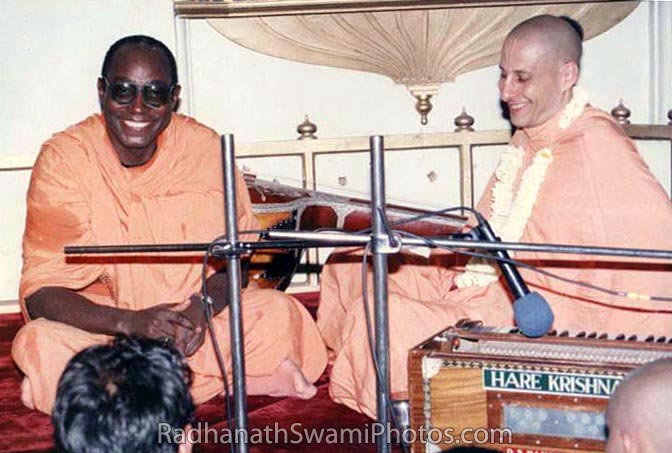 Radhanath Swami With Bhakti Tirtha Swami