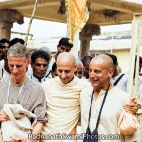 Radhanath Swami With Devotees1 283x283 Radhanath Swami With Other Devotees