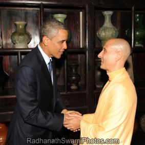 Radhanath Swami With Eminent Personalities