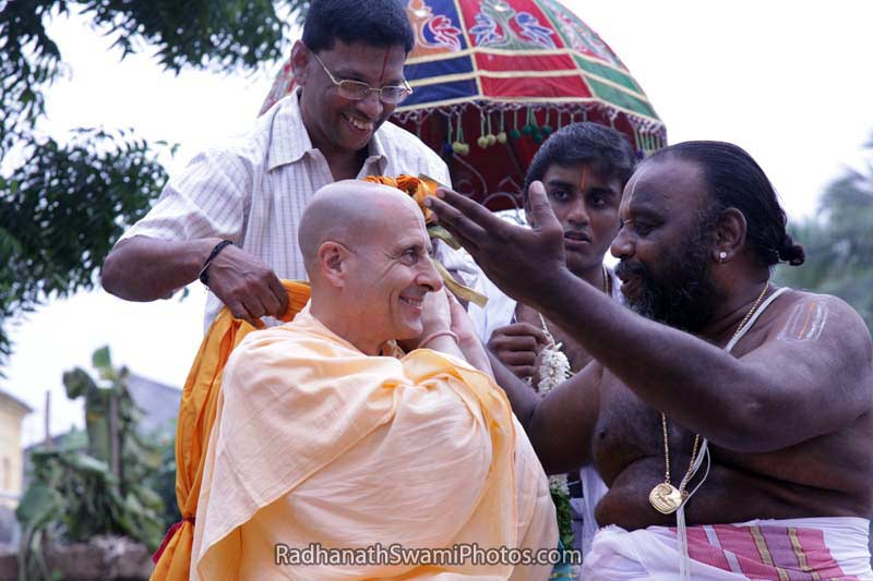 Radhanath Swami during South India Yatra