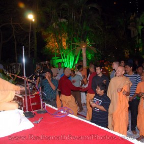 Radhanath Swami Lecture in Birla House 283x283 Radhanath Swami At Birla House