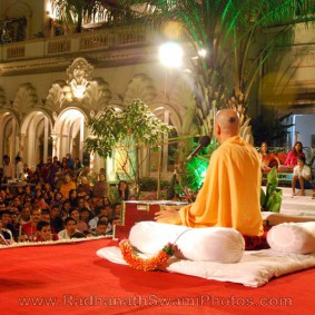 Radhanath Swamis Lecture at Birla House 283x283 Radhanath Swami At Birla House