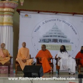 Radhanath Swami at Yoga Conference in Bengaluru Radhanath Swami at Yoga Conference Bengaluru 283x283 Radhanath Swami At International Yoga Conference