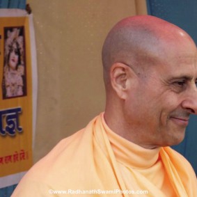 Radhanath Swami RadhanathSwamiinBarsanaEyeCampFebruary2012104 new 283x283 Radhanath Swami At Barsana Camp 2012