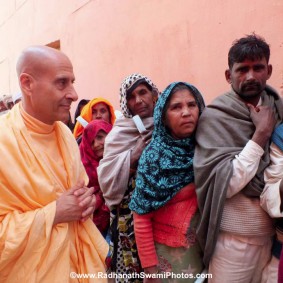 Radhanath Swami at Barsana Eye Camp RadhanathSwamiinBarsanaEyeCampFebruary2012207 new 283x283 Radhanath Swami At Barsana Camp 2012