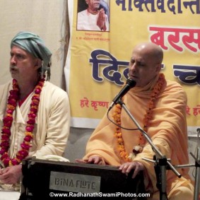 Kirtan by Radhanath Swami at Barsana RadhanathSwamiinBarsanaEyeCampFebruary2012680 1 new 283x283 Radhanath Swami At Barsana Camp 2012