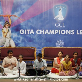 Kirtan by Devotees at GCL Prize Distribution IMG 0004 new 283x283 Radhanath Swami At Gita Champions League Event