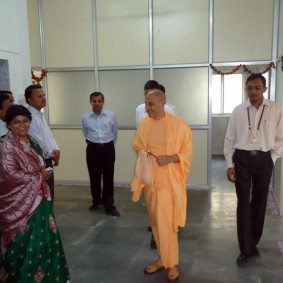 Radhanath Swami’s Visit at PV Doshi Hospital