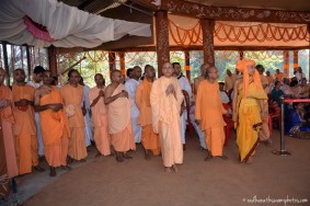 Radhanath Swami at GEV Temple opening