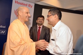 Radhanath Swami at CII Event