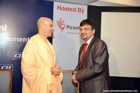 Radhanath Swami at CII Event_