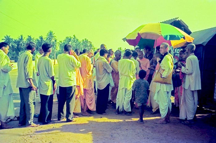 Radhanath Swami with Devotees