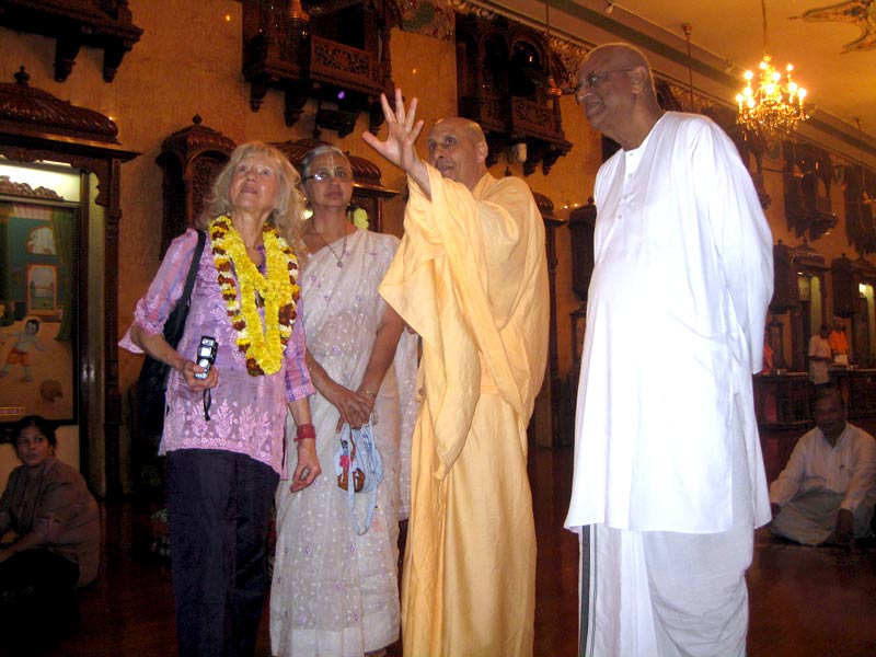 Radhanath Swami With Dorris