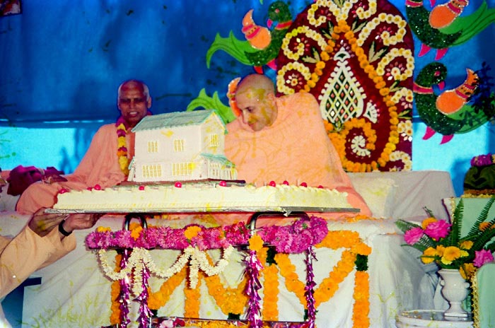 Radhanath Swami with Loknath Swami