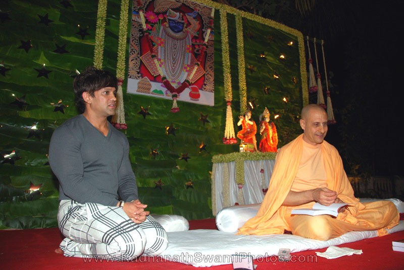 Radhanath Swami with Yash Birla