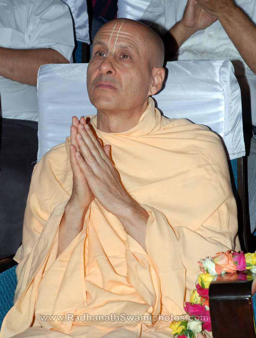 Radhanath Swami at Surat Book Launch