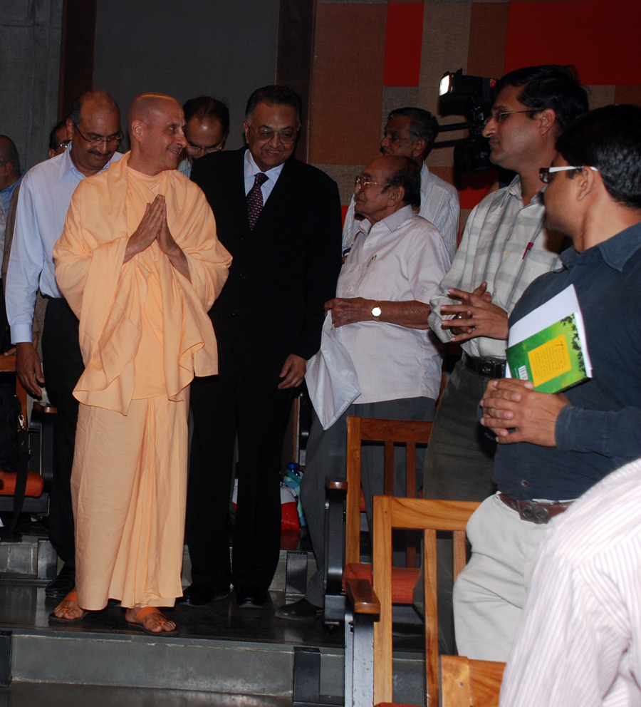 Radhanath Swami at Ahmedabad Management Association