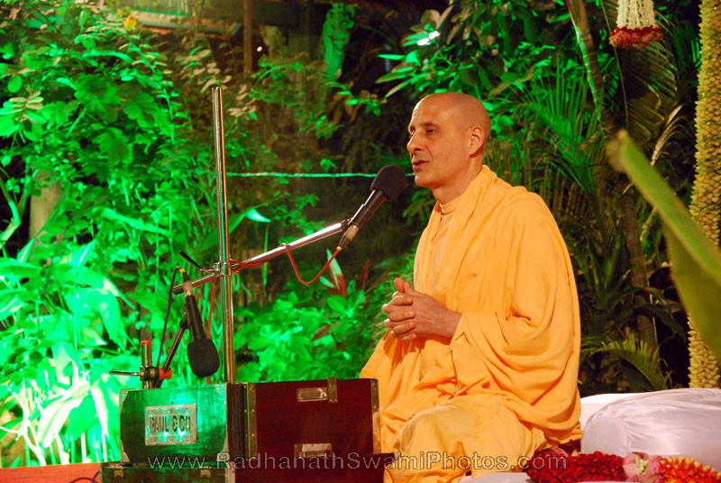 Radhanath Swami Giving a Lecture