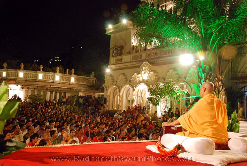 Lecture by Radhanath Swami at Birla House