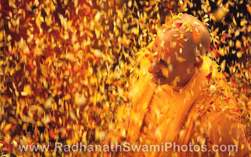 Radhanath Swami at Pusya Abhishek Festival