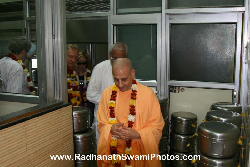 Radhanath Swami at Midday Meal