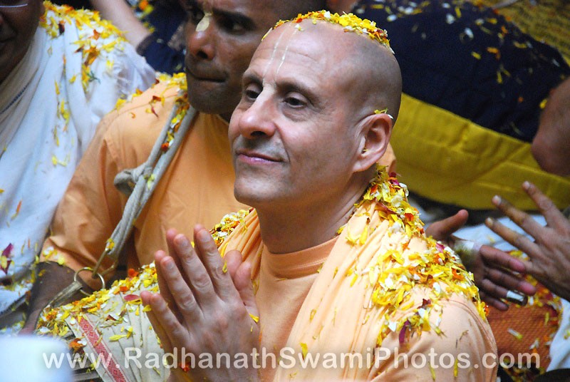 Radhanath Swami at Pusya Abhishek Festival