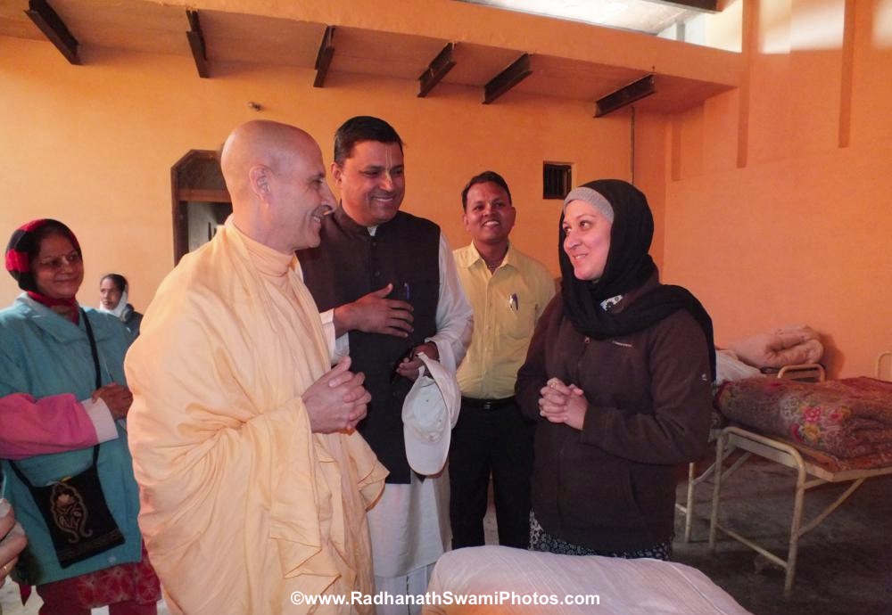 Radhanath Swami with Devotees