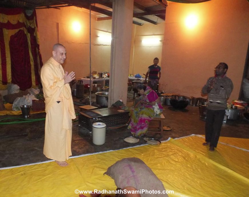Radhanath Swami at Barsana Eye Camp