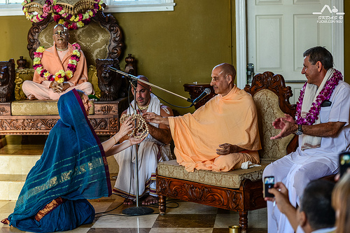 Initiation Ceremony by HH Radhanath Swami