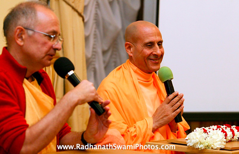 Radhanath Swami and Bhaktivijnana Swami