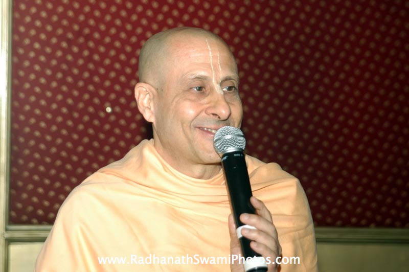 Talk by Radhanath Swami during Bangalore Book Launch