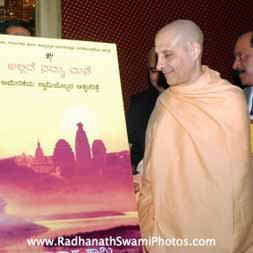 Radhanath-Swami during Journey Home Launch