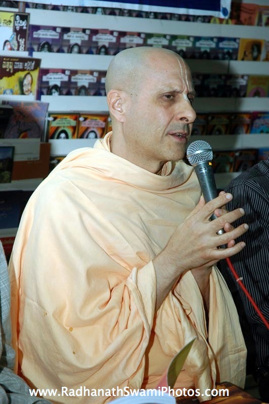 Book Signing By HH Radhanath Swami