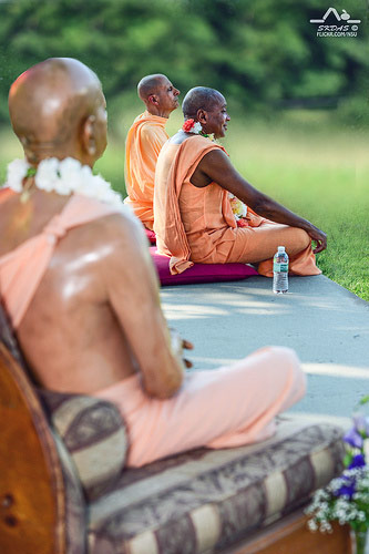 Devamrita Swami with HH Radhanath Swami