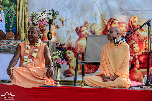 HH Devamrita Swami and Radhanath Swami