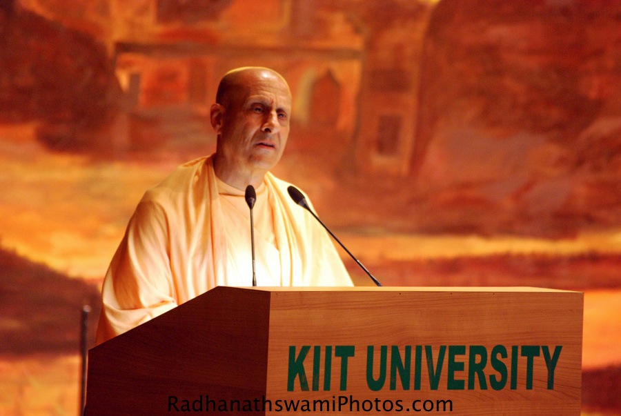 Talk by Radhanath Swami during Book Launch