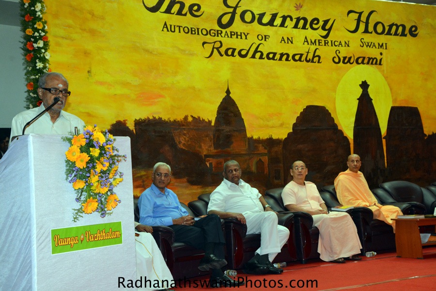 Radhanath Swami at chennai