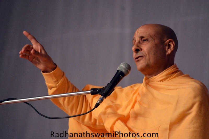 Radhanath Swami Maharaj at International Yoga Festival, Rishikesh