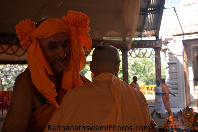 Radhanath Swami and Bhakti vidyapurna Swami