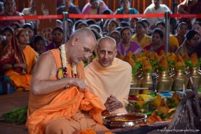 Radhanath Swami and Bhakti vidyapurna Swami