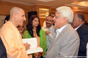 Radhanath Swami at Leadership and Management Event, Oberoi Hotel-Mumbai