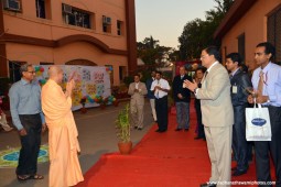 Radhanath Swami at Bhaktivedanta Hospital