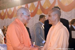 Radhanath Swami with Giriraj Swami