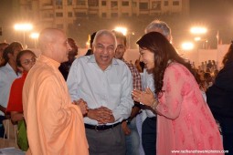 Radhanath Swami and Juhi Chawla